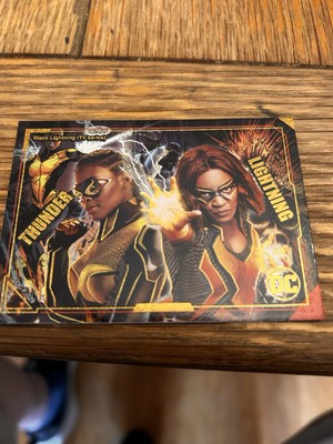 2022 DCEU Trading Card - DC-F-029 Thunder and Lightning Black Lightning TV SHOW