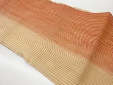 7532361: JAPANESE KIMONO JAPANESE NAGOYA OBI / TSUMUGI / WOVEN STRIPE