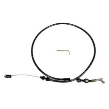 Lokar Accelerator Cable 36 Vintage Black With White Tracers