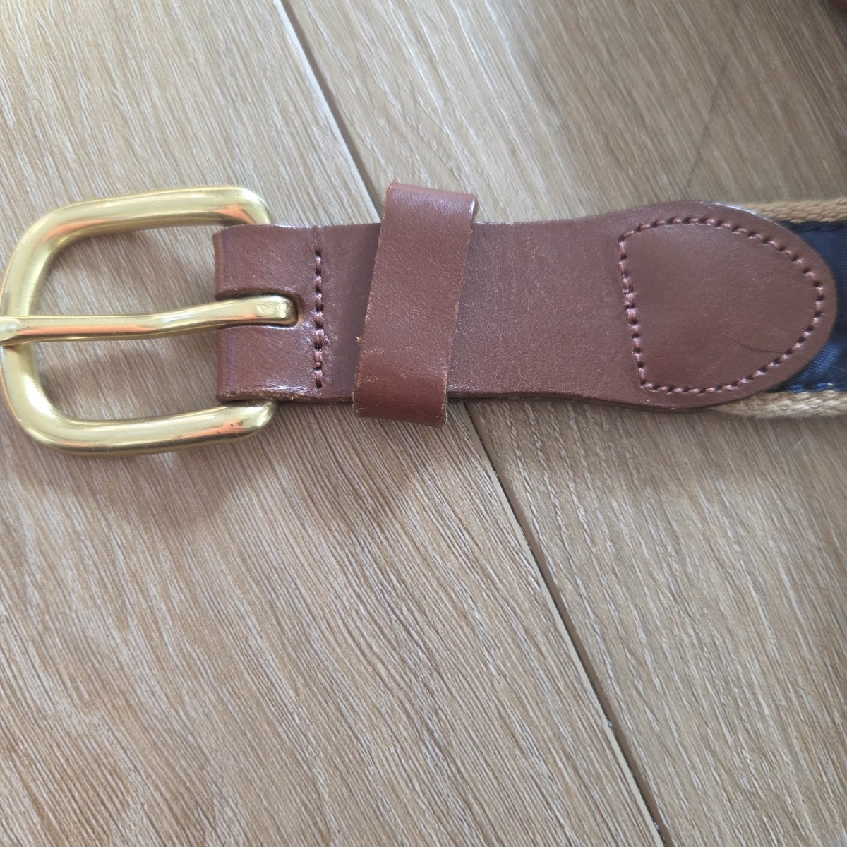 Vintage Leatherman LTD Belt Old Dominion Yacht Club VA Ribbon Sz 42 View 6