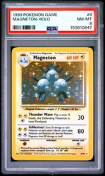 Magneton 9/102 Holo Rare Base Set Unlimited Pokemon TCG