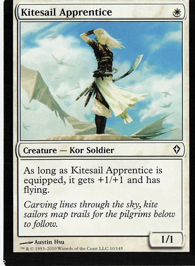 Worldwake #10 Kitesail Apprentice Common Near Mint or Better
