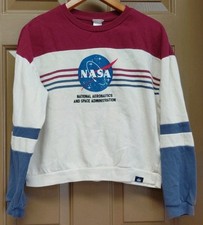 NASA Space Shuttle Junior Sz M Freeze Vintage Sweatshirt