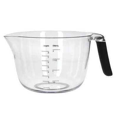 KitchenAid 2 Liter Rühr- & Messschüssel mit Griff schwarz