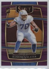 2021 Panini Select Concourse Purple Prizm 5/75 Rashawn Slater #86 nd3