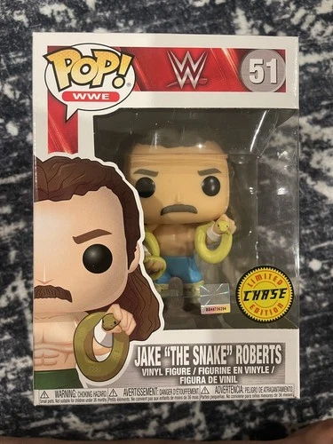 Funko Pop! Vinyl: WWE Jake the Snake Roberts #51 Vaulted Figure limited chase