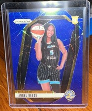 2024 Panini Prizm WNBA - Angel Reese #147 Blue Velocity Prizm (RC)