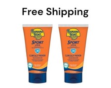 2 Pack Banana Boat Sport Ultra Sunscreen Lotion SPF 30, Travel Size 3oz Twin Pa