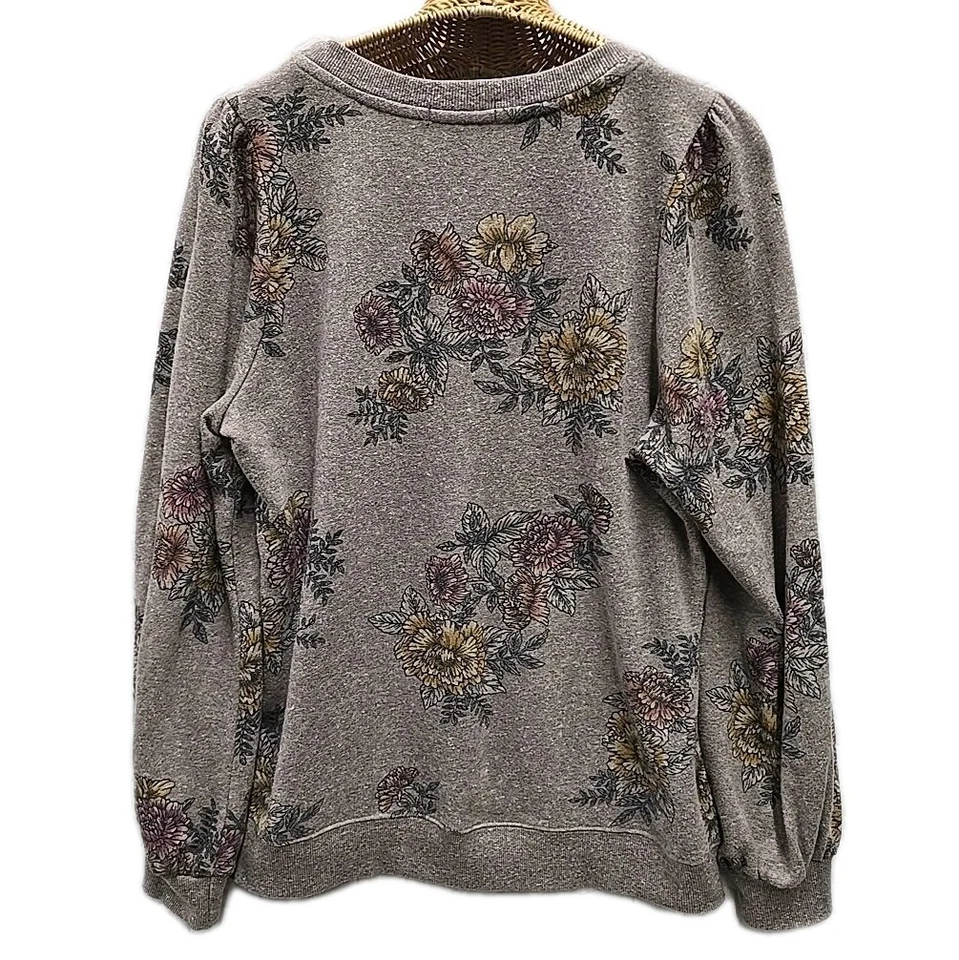 Sudadera femenina floral rústica Democracy para mujer talla M boho  Foto 2 de 4