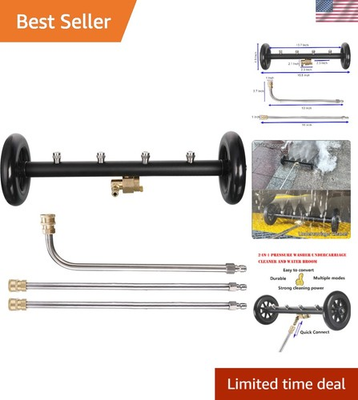 #ad 16 Inch Dual Function Undercarriage Cleaner 4000 PSI Pressure Washer Tool $79.19
