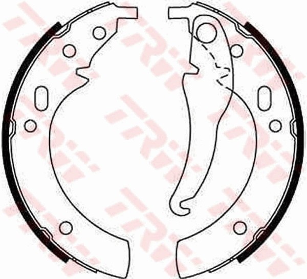 Bremsbackensatz TRW GS8094 FüR BMW E10 121 116 2000 118 E21 115 E12 1500 E30 3Er-image