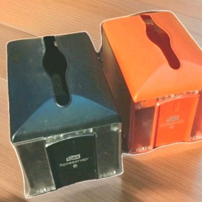 Tabletop Restaurant Napkin Dispenser Lot of 2, New Red & Black Tork Xpressnap