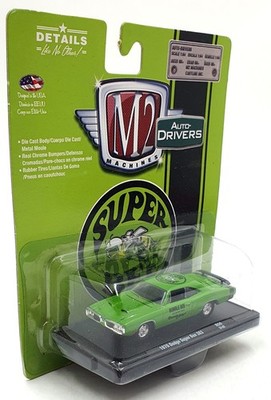 Castline M2 Machines Maßstab 1:64 R50 - 1970 Dodge Super Bee 383 - grün