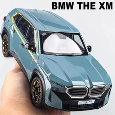1:24 BMW XM SUV Alloy Diecast Car Sound Light Toy Gift Collectible Vehicle NEW