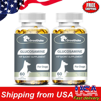 (2 Packs)Glucosamine Chondroitin with MSM for Dogs , Hip and Joint Support