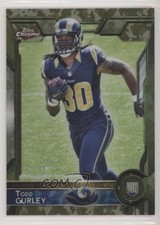 2015 Topps Chrome Rookies STS Camo Refractor 84/499 Todd Gurley II #110 0c6