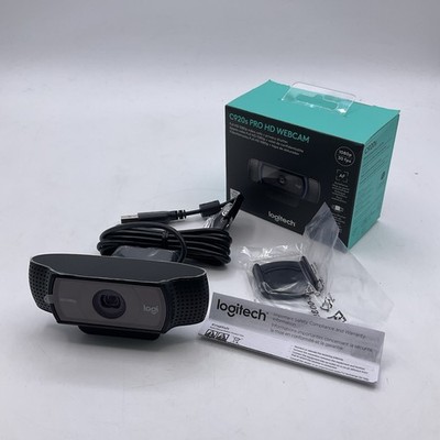 Logitech C920s Pro HD 1080p Webcam With Privacy Shutter New Open Box