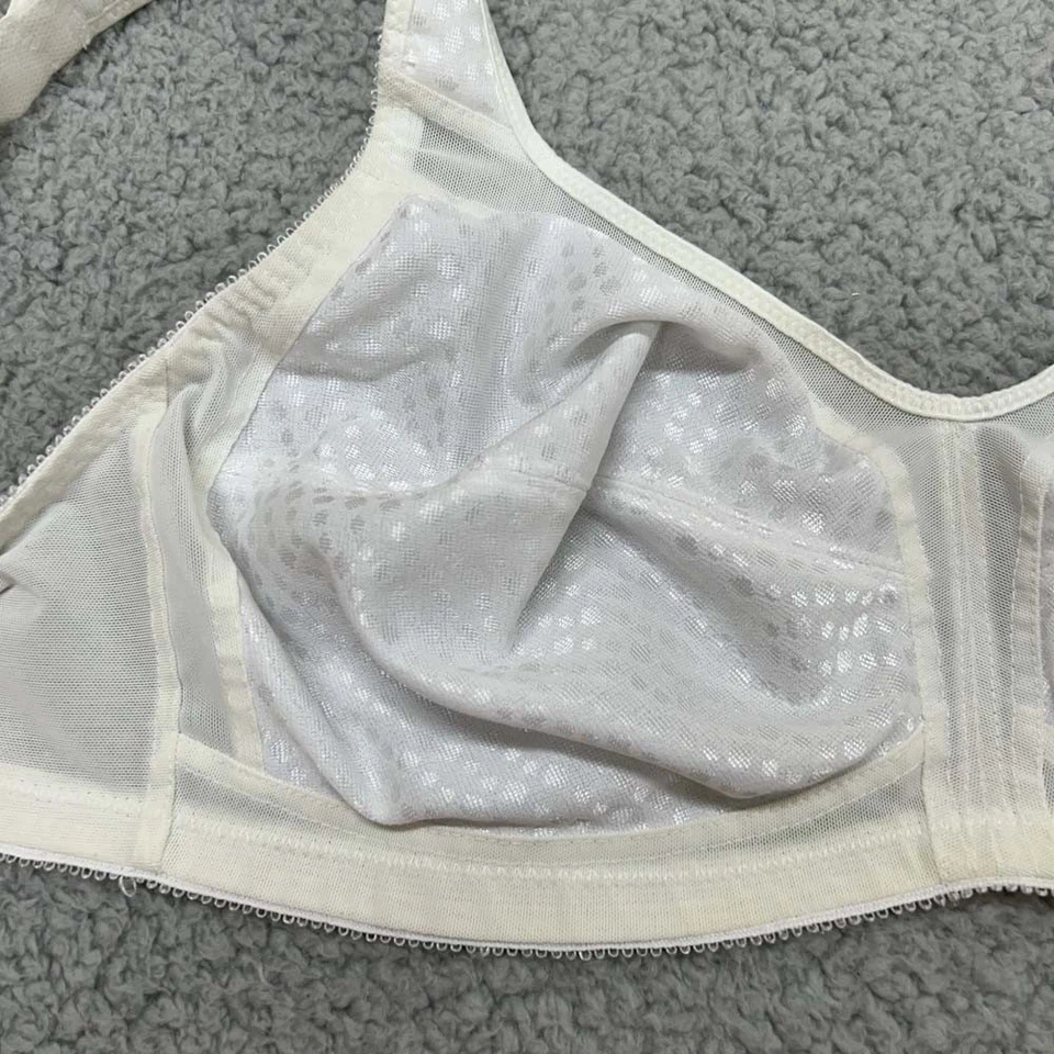 VTG Just MY Size Bra 44B Full Coverage 1963 Comfort Cusion Strap Wirefree - Image 2 of 4