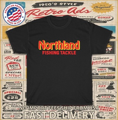 New Tee Shirt Northland Fishing Tackle Logo Men's T-Shirt American T-Shirt