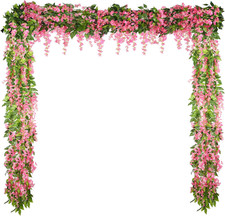 4 Pieces 26 Feet in Total Vine Artificial Wisteria Garland Artificial Wedding Si
