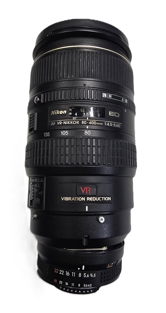 Nikon NIKKOR 80-400mm f/4.5-5.6D ED VR DSLR Camera Lens | eBay