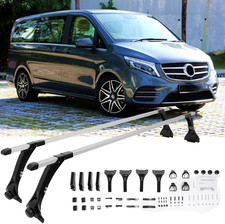 64" Dachträger Querstangen Regenrinne SquareBar Für MERCEDES-BENZ VITO (W447) 