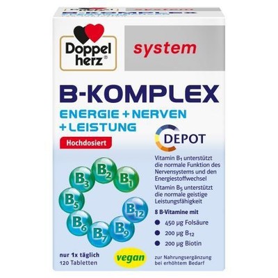 DOPPELHERZ B-Komplex system Tabletten 120 St