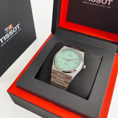 Tissot Classic PRX Men's Mint Green Dial Quartz 40MM Watch T137.410.11.091.01
