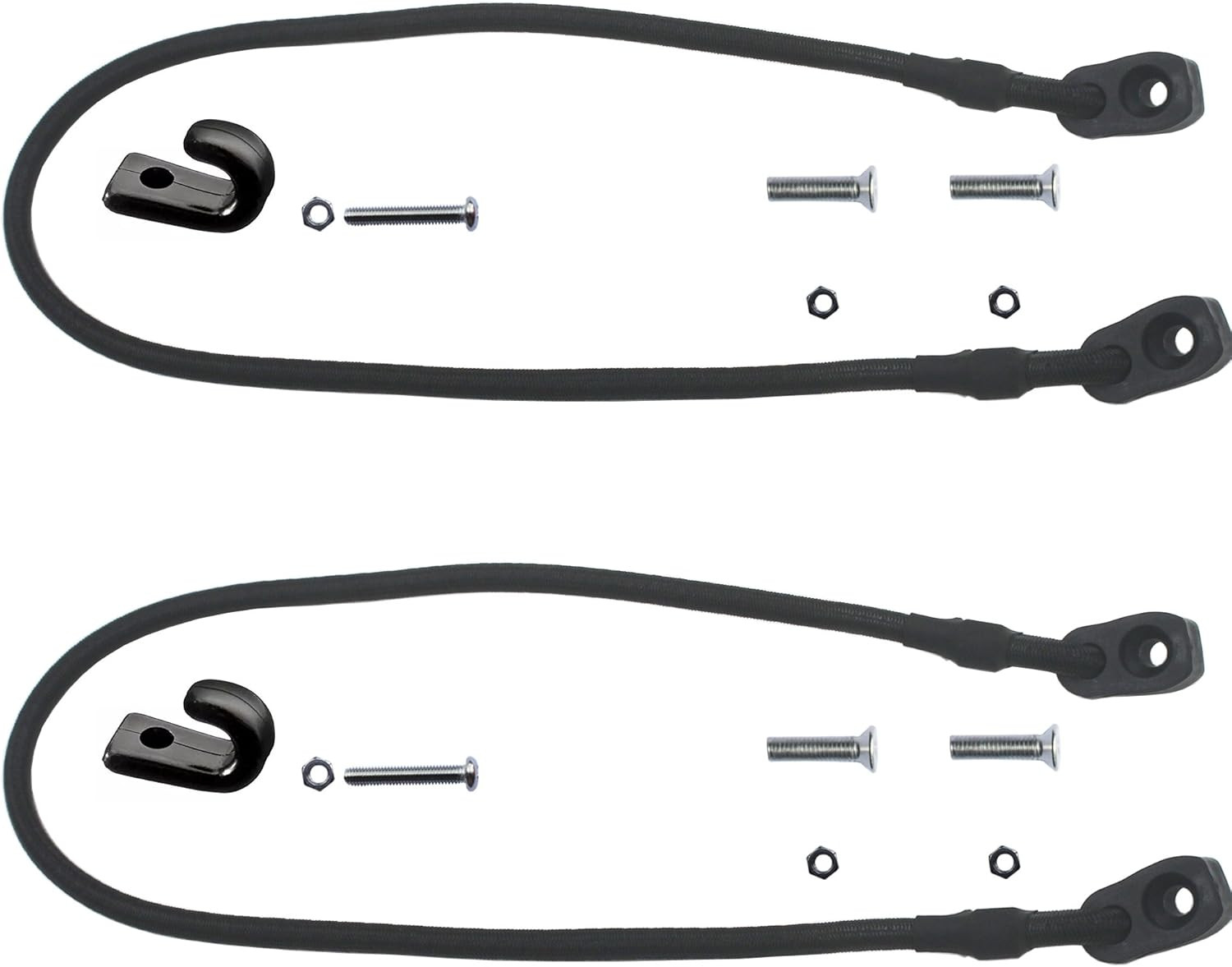 Bungee Paddle Holder Kayak Paddle Keepers Kit 2/pk With J Ho