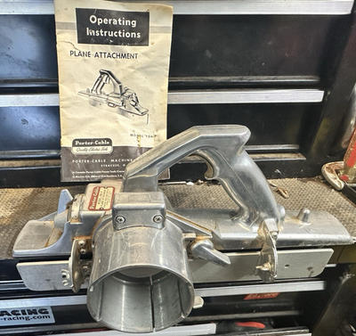 #ad #ad Porter Cable Model 100 P Plane Attachment No Motor $124.75