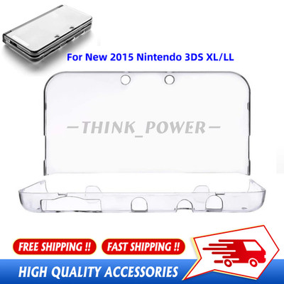 For New 2015 Nintendo 3DS XL LL Transparent Crystal Hard Protective Case Cover