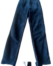 BUSHWACKER BLACK Suede VINTAGE Leather Pants Women Size 10