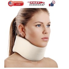 Soft Foam Neck Brace Universal Cervical Collar, Adjustable Neck Support Brace...