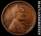 1913-S Lincoln Wheat Cent - Scarce  Semi-key  Better Date  No Reserve  #K650