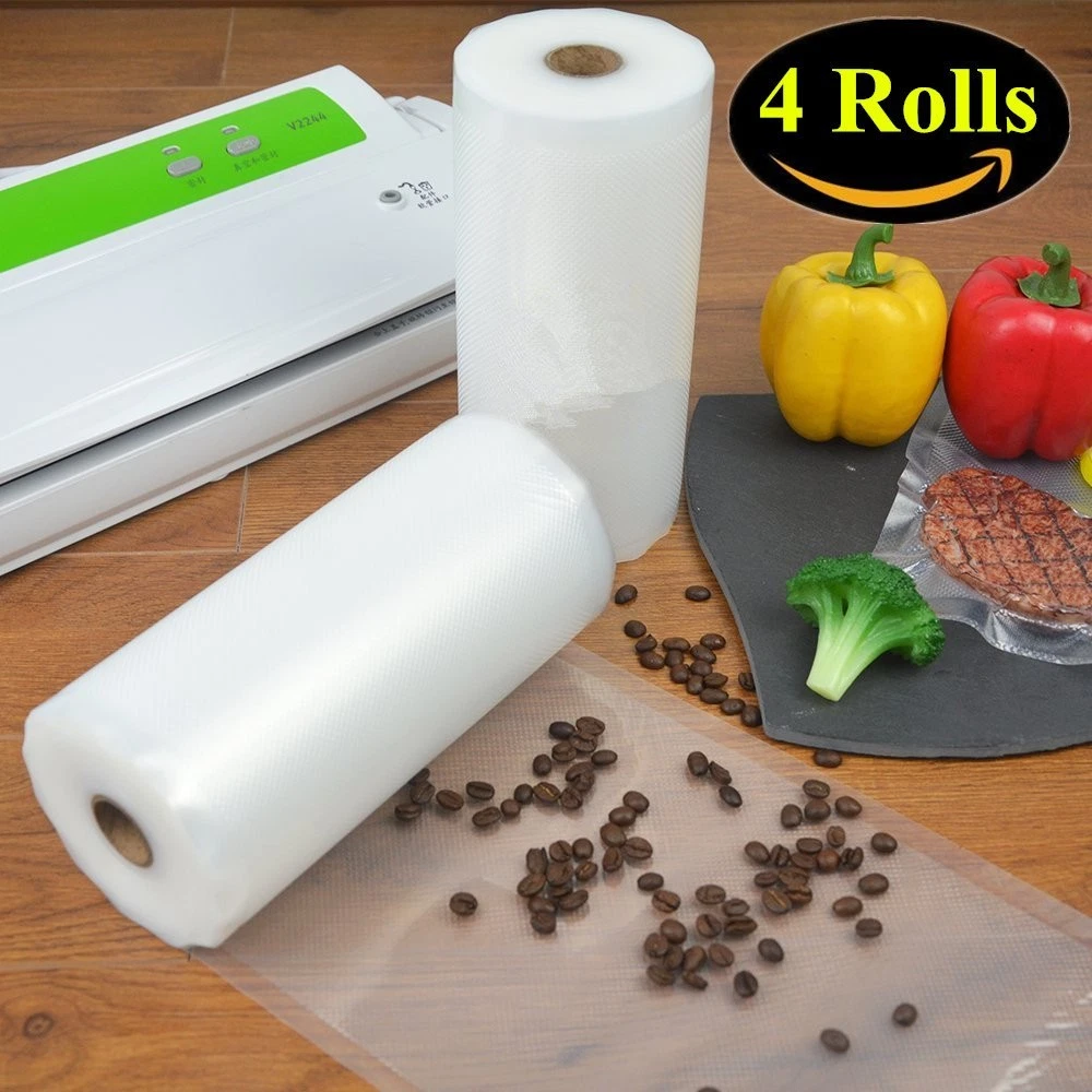 4 Rolls 11"x50' Vacuum Sealer Embossed Sous Vide Bags 4 mil - Kitchen Food Saver
Opens in a new wind