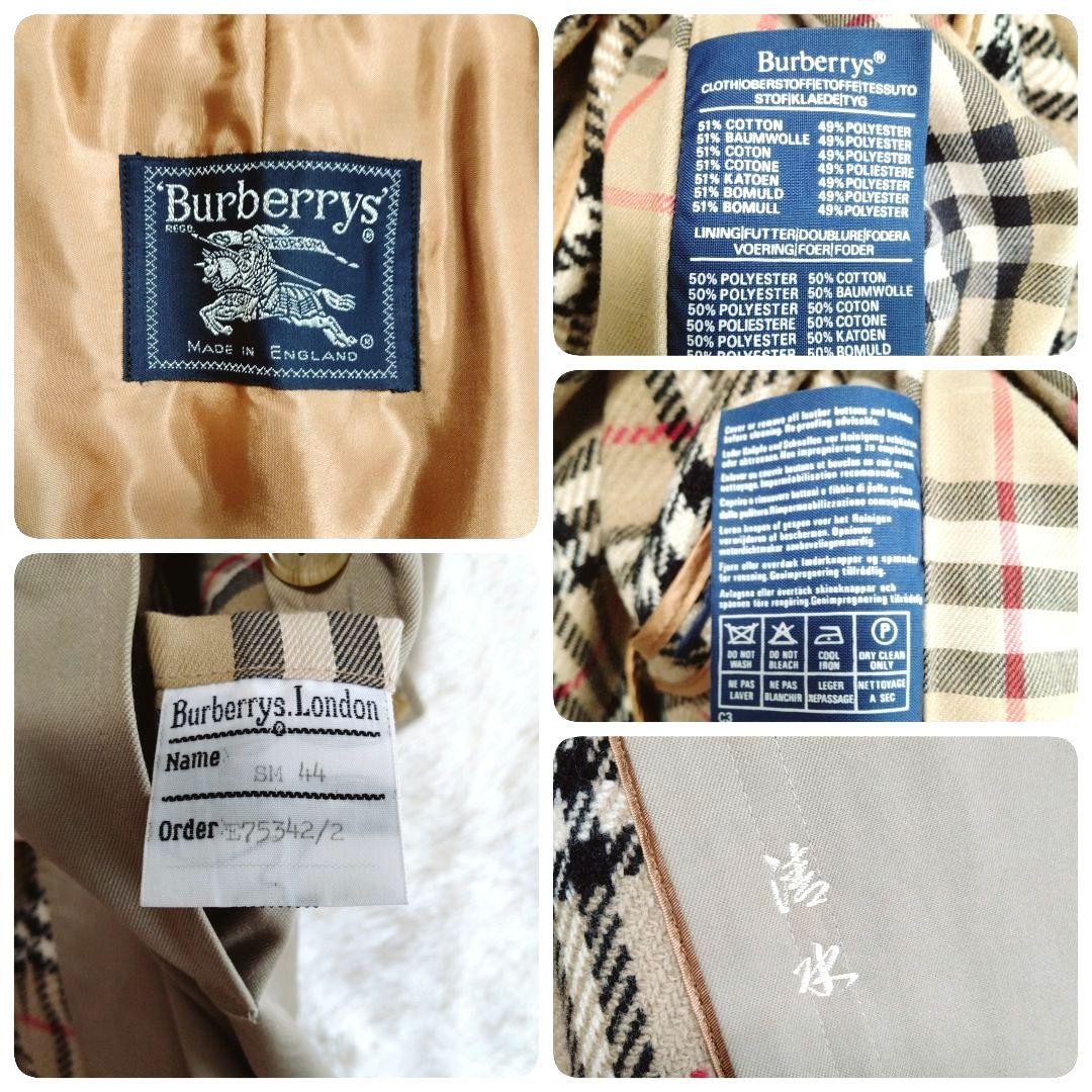 Burberry Nova Check Trench Coat with Lining Vintage rare Men's From Japan thumbnail 8