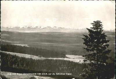 Brend Schwarzwald Schweizer Alpen x 1962