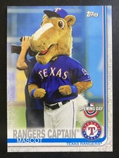 Rangers Captain 2019 Topps Opening Day Baseball Mascot Texas Rangers #M-12