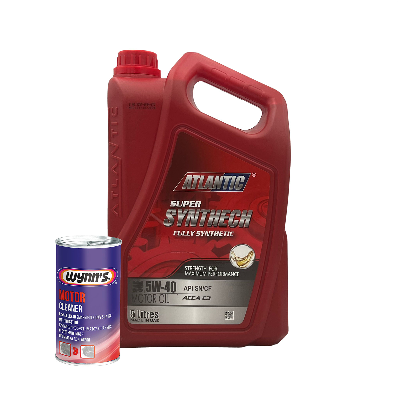 5w40 Fully Synthetic Engine Oil Acea C3 API SN SN/CF MB 229.51 5L + Engine Flush
