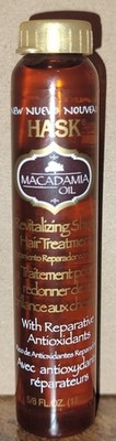 HASK Macadamia Revitalizing Shine Oil, 5/8 Ounce - Lot OF 6 -