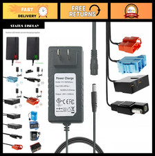 Multi-Voltage Battery Charger for Kids Ride-On Cars, 6V/12V/24V Power Adapter, L