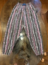 1980s vintage Rare Retro parachute baggy pants Farwest Brand Size Medium