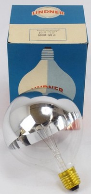 LINDNER  Glühbirne Kuppenverspiegelt E27/ 60Watt/ Ø120mm  251977