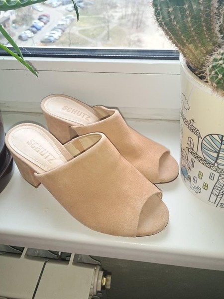 Women Schutz Heels Beige 35.5