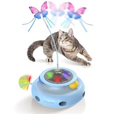 Automatic Interactive Cat Toys for Indoor Cats  Bored Adults - Kitten Toys w...