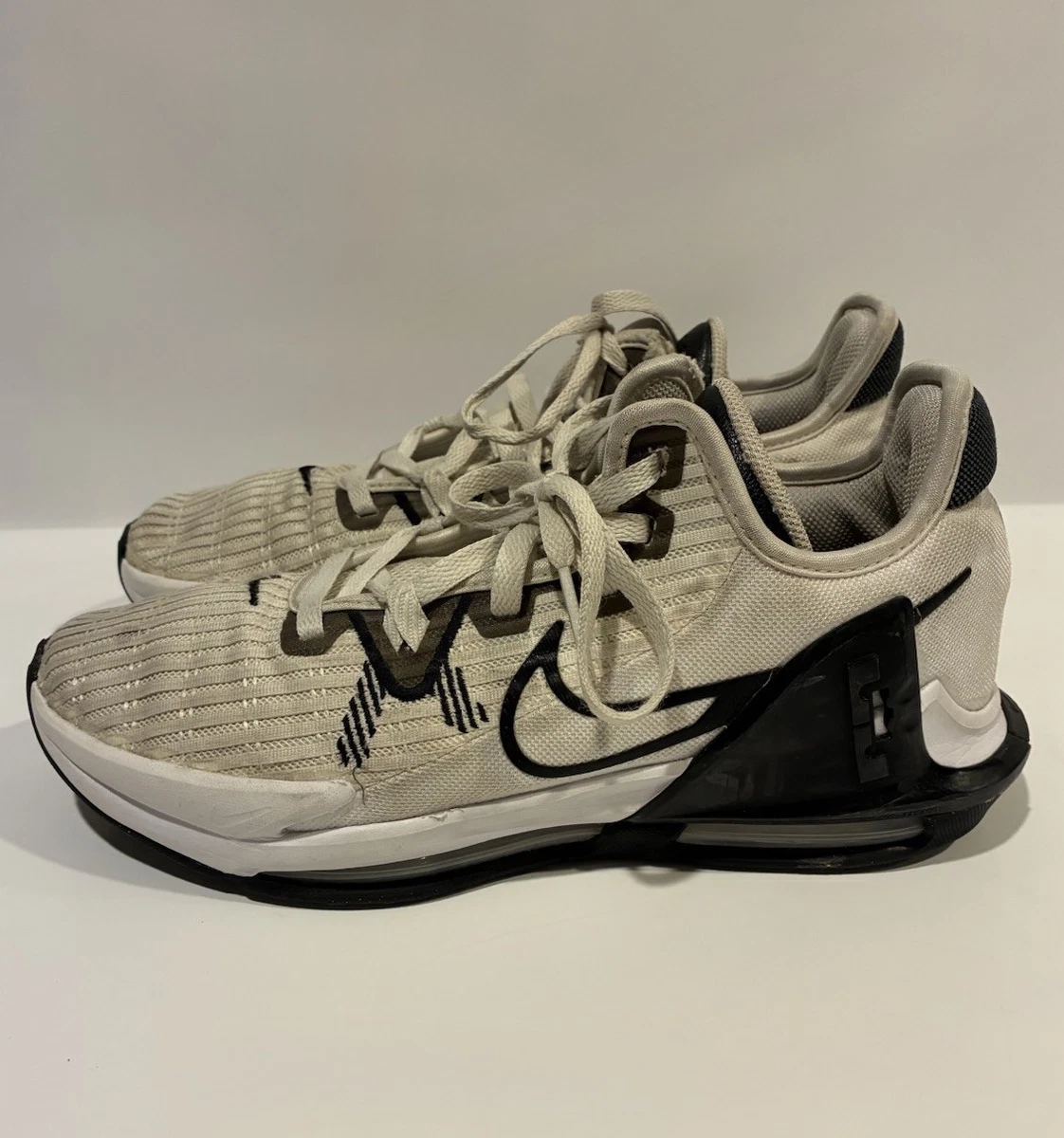 Preços baixos em Nike LeBron Witness 6 TB White Black | eBay