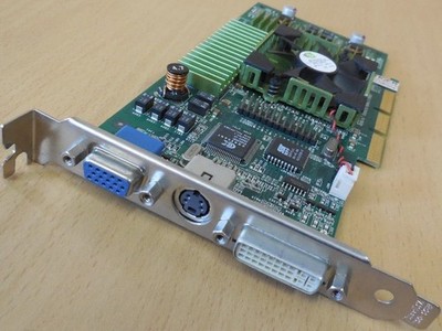 DELL 03J562 nVidia GeForce 3 Ti 500 64MB 128-Bit DVI-I TV-Out VGA Retro AGP*g820