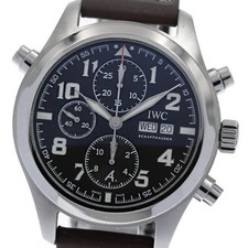 IWC PILOT WATCH ANTOINE DE SAINT EXUPERY IW371808 44mm SS Dark Brown Dial #C020 7