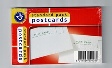 Postcards Plain-one side address the other , pack 25 sealed , new