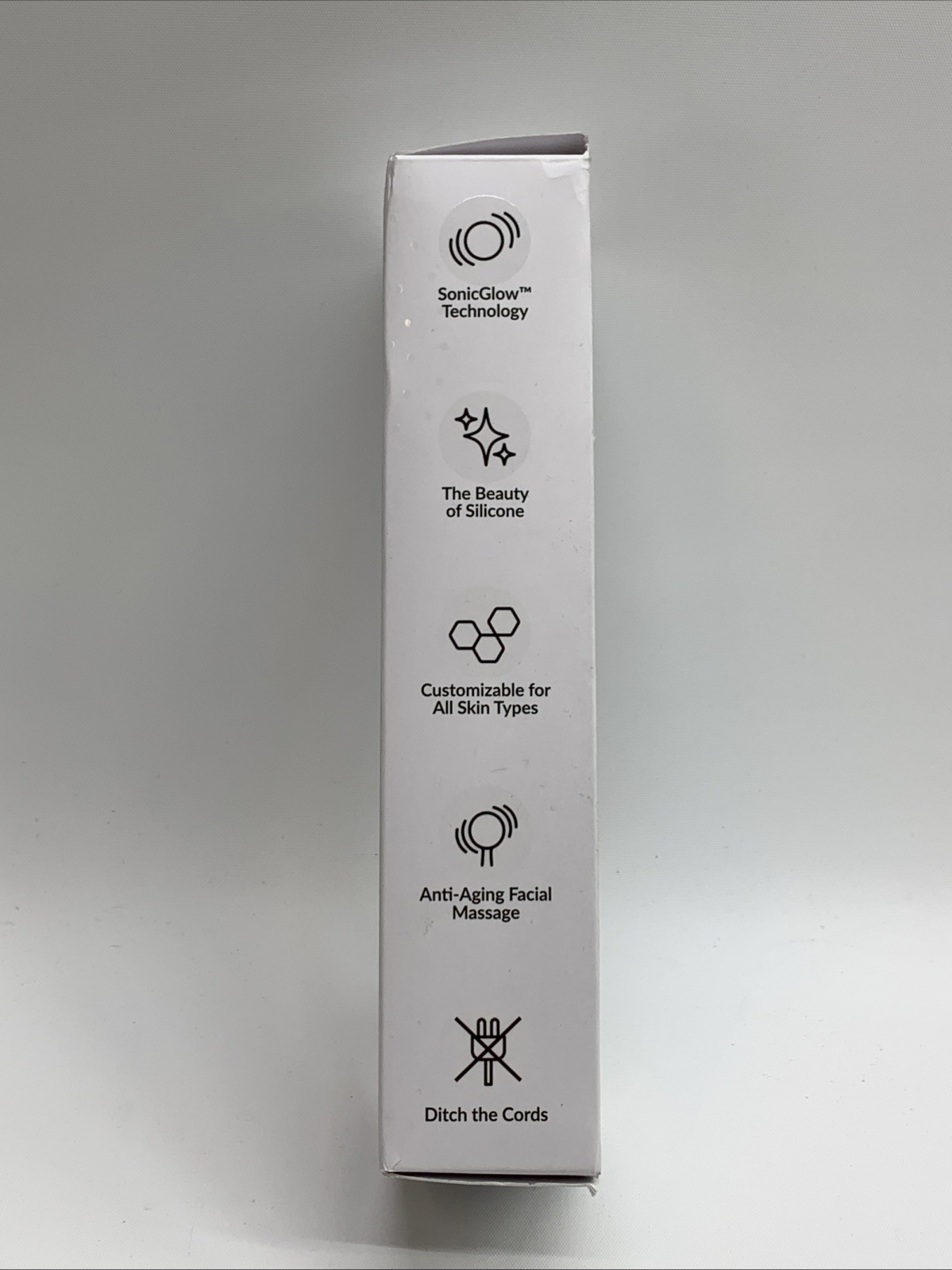 PMD Clean Smart Facial Cleansing Device Brush & Anti-Aging Massager Navy Black